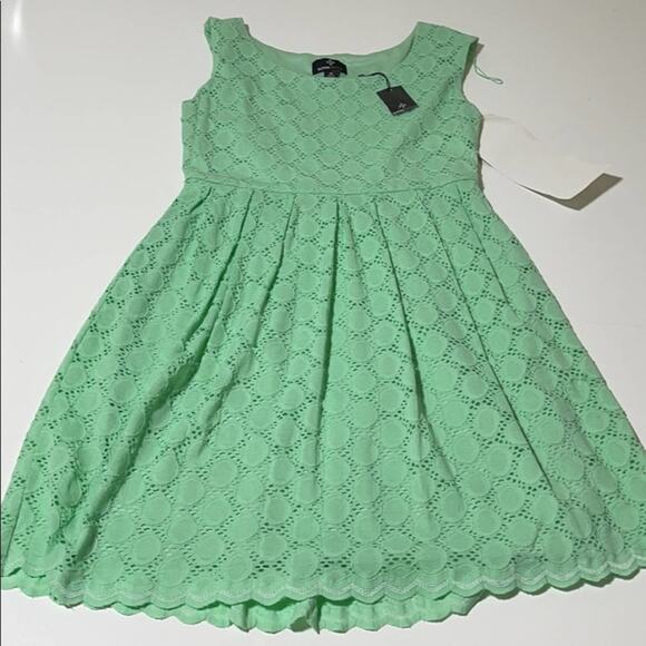 RONNI NICOLE Womens 10 Mint Green MIDI Dress ⭐️ - Picture 2 of 5